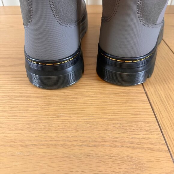 Dr. Martens Size 13 Grey Quilted Padded Hiking Boots Strap - Picture 11 of 13